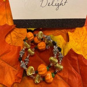 Pumpkin Delight memory band bracelet